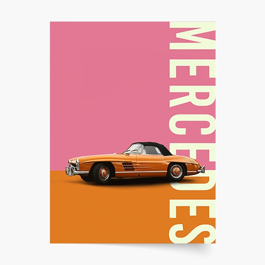 Poster, Mașini: Mercedes Benz, 21x30