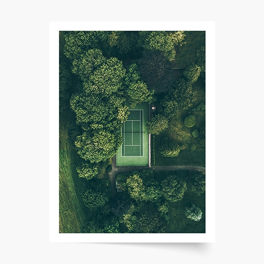 Poster, Sport: Teren de tenis, 21x30