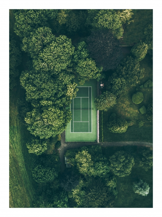 Poster, Sport: Teren de tenis, 21x30