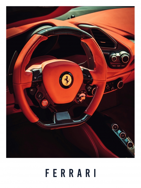 Poster, Mașini: Ferrari, 21x30