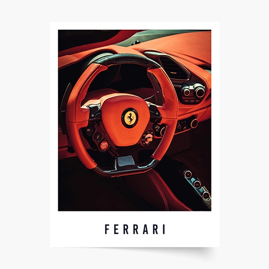 Poster, Mașini: Ferrari, 21x30