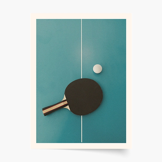 Poster, Sport: Tenis de masă, 21x30