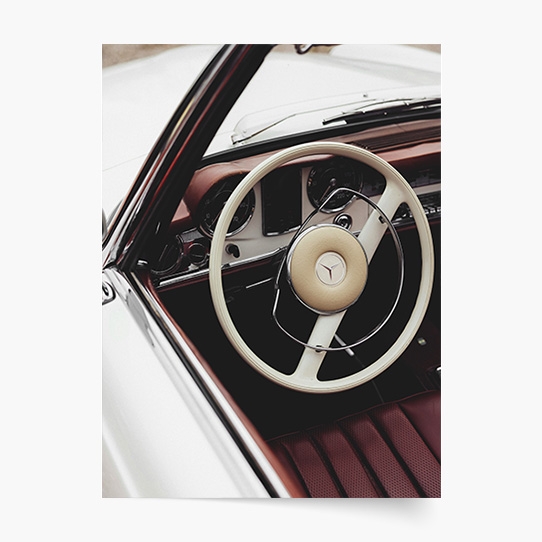 Poster, Mașini: Interior Mercedes, 21x30