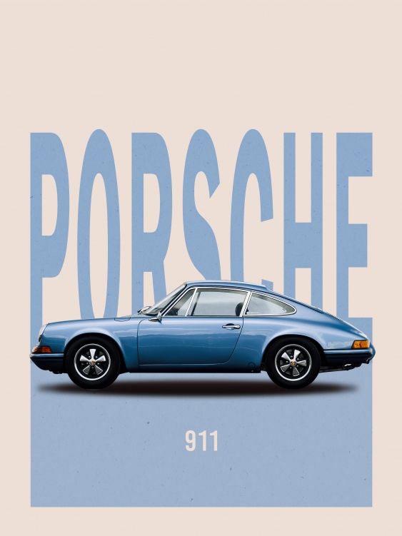 Poster, Mașini: Porsche 1, 21x30