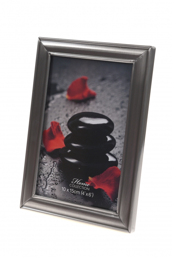 Ramă foto pentru poze 10x15 BP argint periat vechi, 10x15 cm