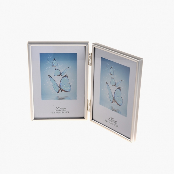 Ramă foto pentru poze 13x18 MS argintiu mat, 13x18 cm