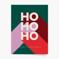 Poster, Crăciun: HO HO HO, 20x30 cm