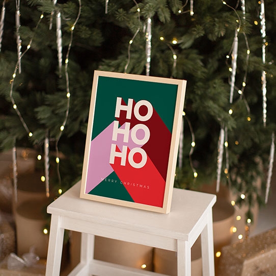Poster, Sărbători: HO HO HO, 21x30