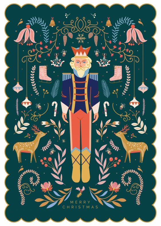 Poster, Crăciun: Verde Spărgătorul de Nuci, 50x70
