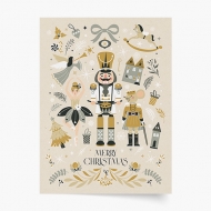 Poster, Crăciun: Nutcracker bej, 20x30 cm