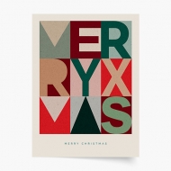 Poster, Crăciun: Merry X-Mas 2, 20x30 cm