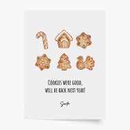 Poster, Crăciun:: Good Cookies, 20x30 cm