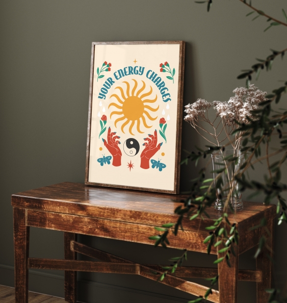 Poster, Tarot: Energie, 30x40