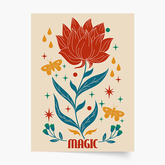 Poster, Tarot: Floare, 30x40