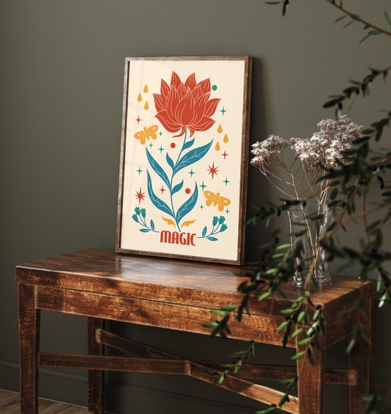 Poster, Tarot: Floare, 30x40