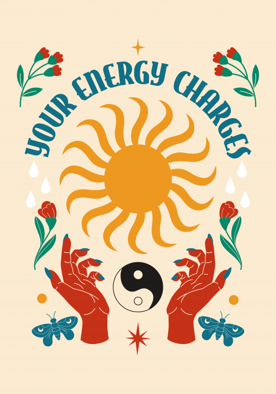 Poster, Tarot: Energie, 30x40