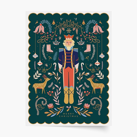 Poster, Crăciun: Verde Spărgătorul de Nuci, 50x70