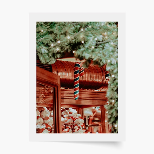 Poster, Sărbători: Bomboane în baston, 21x30