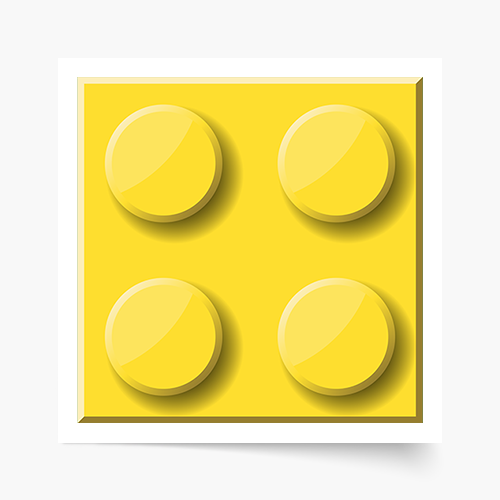 Poster, Tampoane: Galbene, 30x30