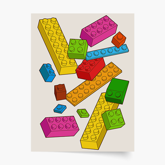 Poster, Set de construcție, 21x30