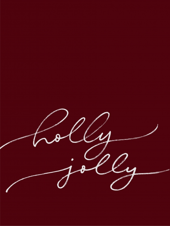 Tablou, Sărbători: Holly Jolly, 60x80 cm