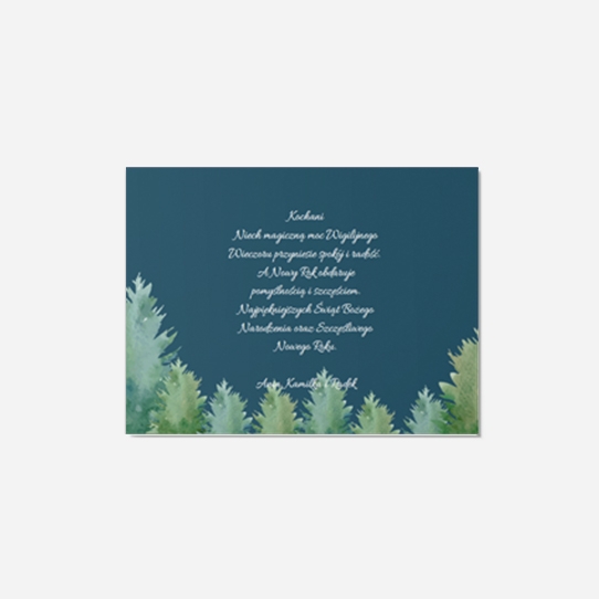 Felicitare personalizată Crăciun magic, 15x10 cm