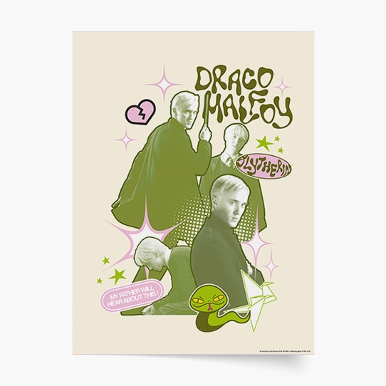 Poster, Harry Potter: Viperini - Draco Malfoy, 30x40
