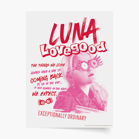 Poster, Harry Potter: Luna Lovegood - Excepțional de obișnuit, 30x40