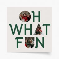 Poster, Crăciun: Oh what fun, 30x30 cm