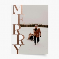 Poster, Sărbători: Merry, 20x30 cm