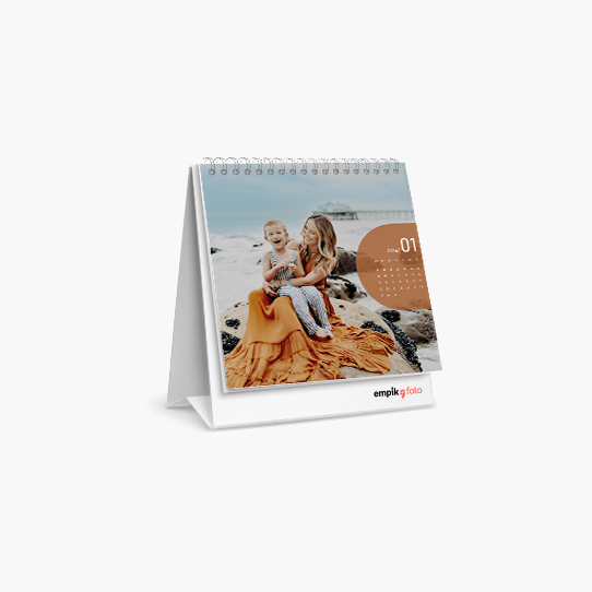 Calendar de birou, Fotografie completă, 14x14
