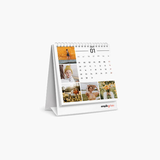 Calendar de birou, Colaj, 14x14