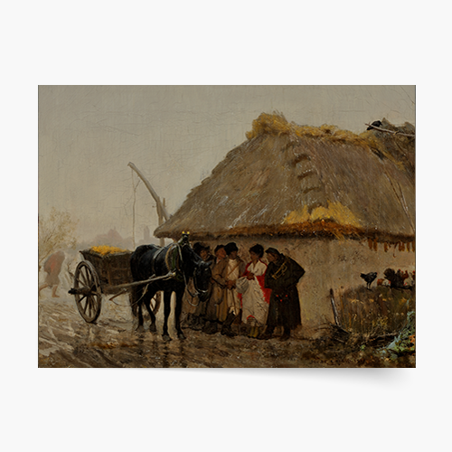 Poster, Józef Chełmoński „Înainte de ploaie”, 40x30