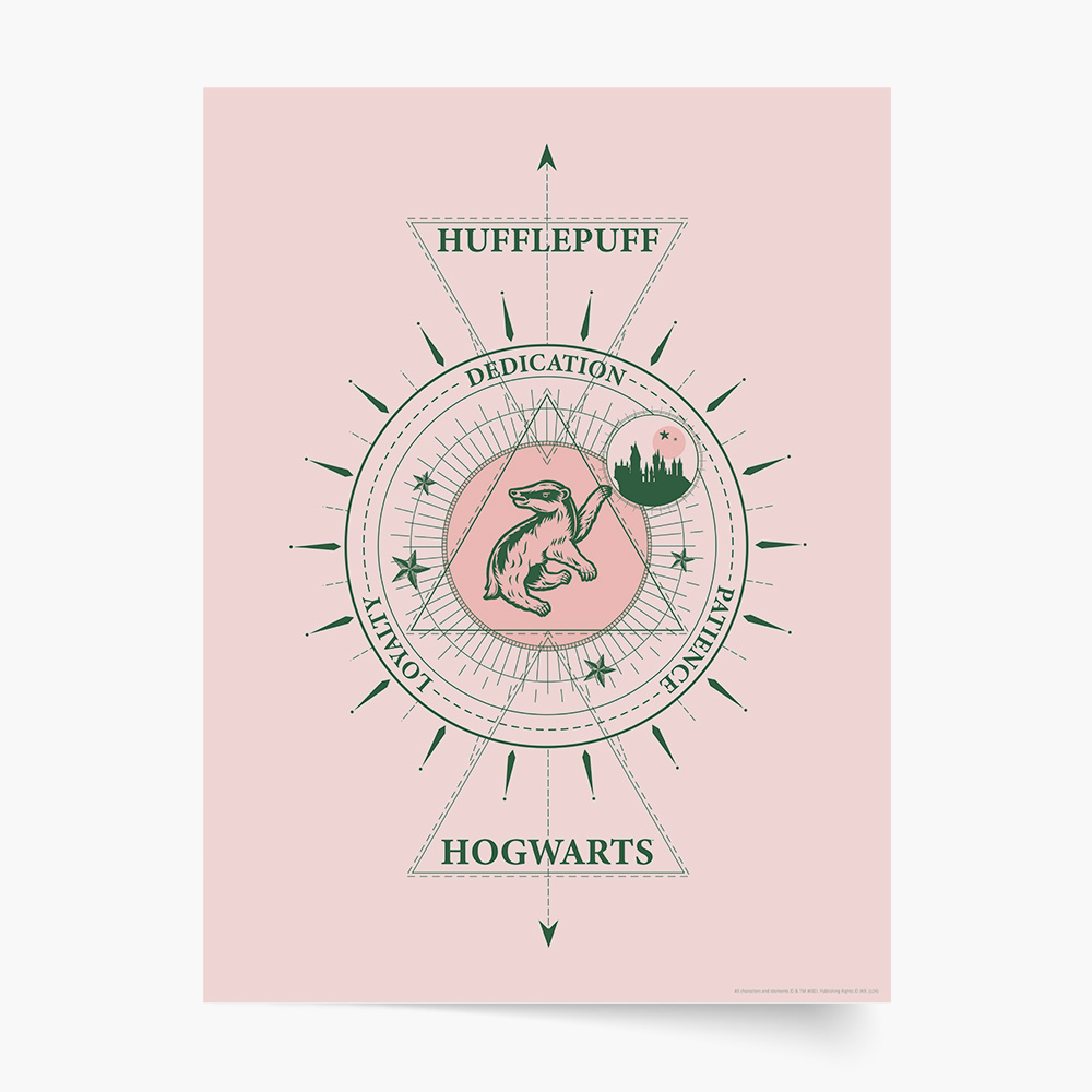 Poster, Harry Potter: Hufflepuff, 50x70
