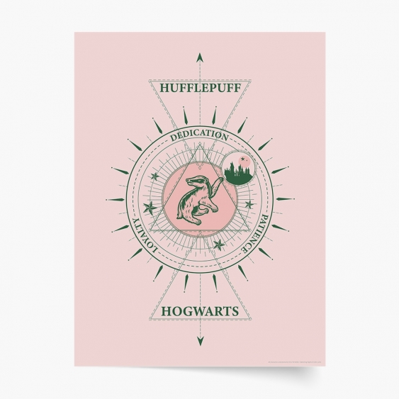 Poster, Harry Potter: Hufflepuff, 50x70