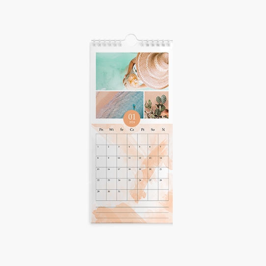 Calendar de Bucătărie, Pastel, 15x30