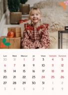 Calendar de perete, Modern Xmas, 20x30-A4 cm