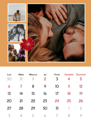 Calendar de perete, Elegant, 30x40-A3 cm