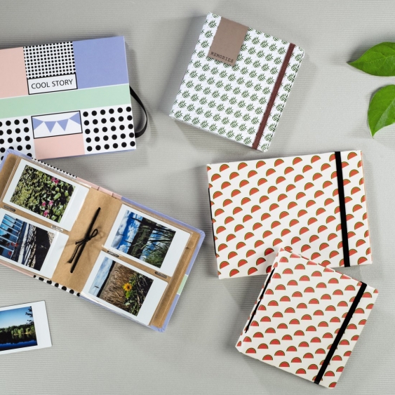 Album tip lipire pentru fotografii instantanee PEPENI 56 fotografii, 10x15 cm