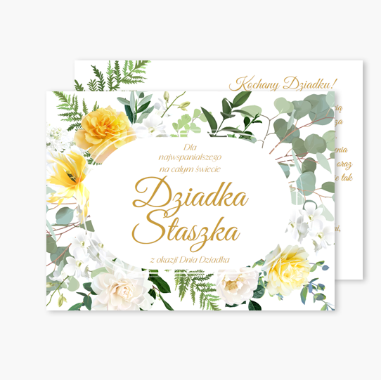 Felicitare personalizată Pentru cel mai mare bunic, 15x10 cm