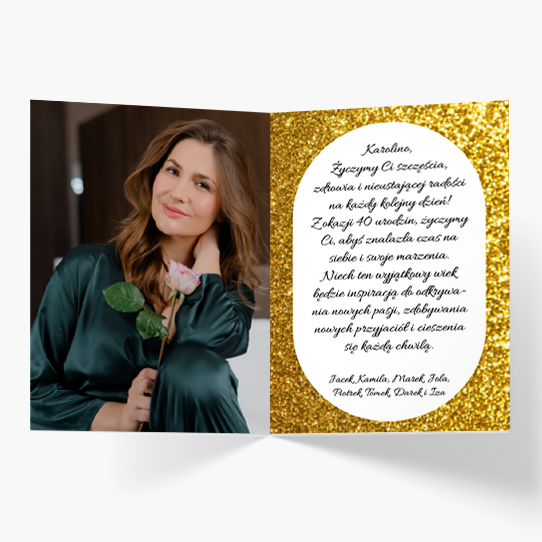 Felicitare personalizată O zi de naștere importantă, 20x30 cm