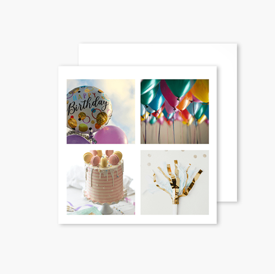 Felicitare personalizată Ferestre, 14x14 cm