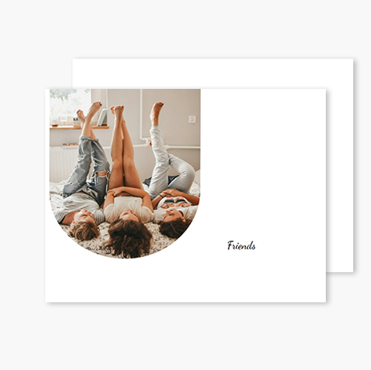 Felicitare personalizată În arc, 15x10 cm