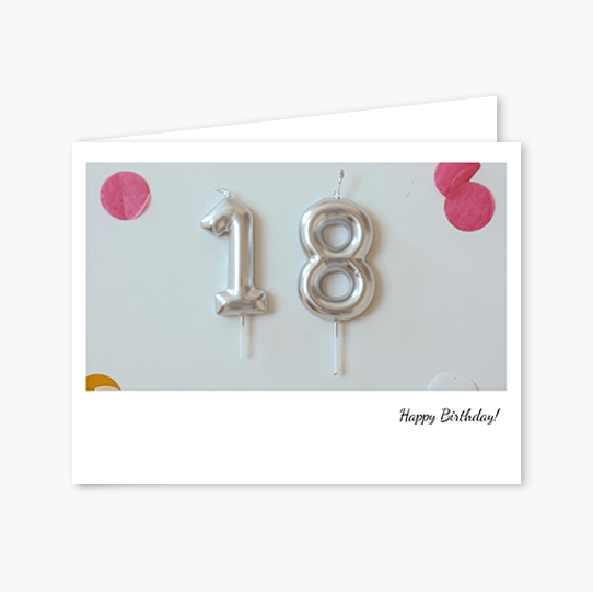 Felicitare personalizată Instagram, 20x10 cm