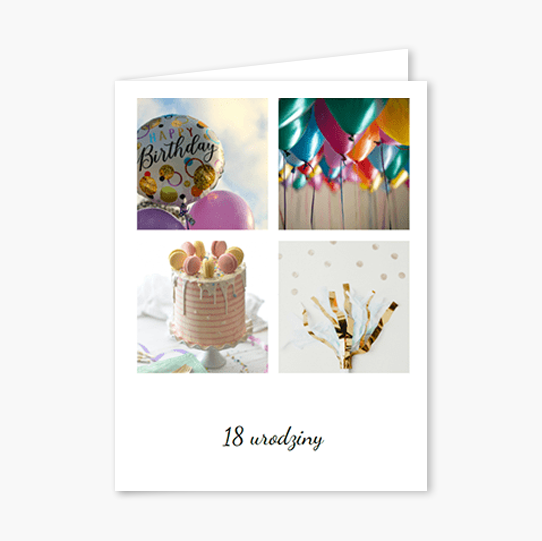 Felicitare personalizată Ferestre, 20x30 cm