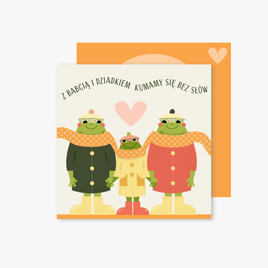 Felicitare personalizată Colecția Magic Connection - versiunea 1, 14x14 cm