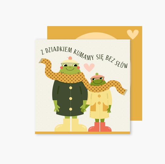 Felicitare personalizată Colecția Magic Connection - versiunea 3, 14x14 cm