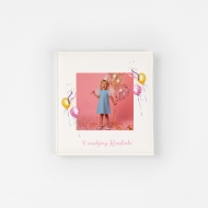 Album de piele aniversare, 22x22 cm