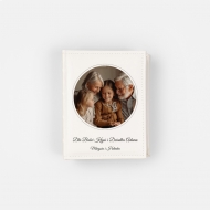 Album de piele poza rotunda, 20x25 cm