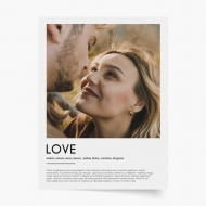 Poster, Definition of love, 20x30 cm